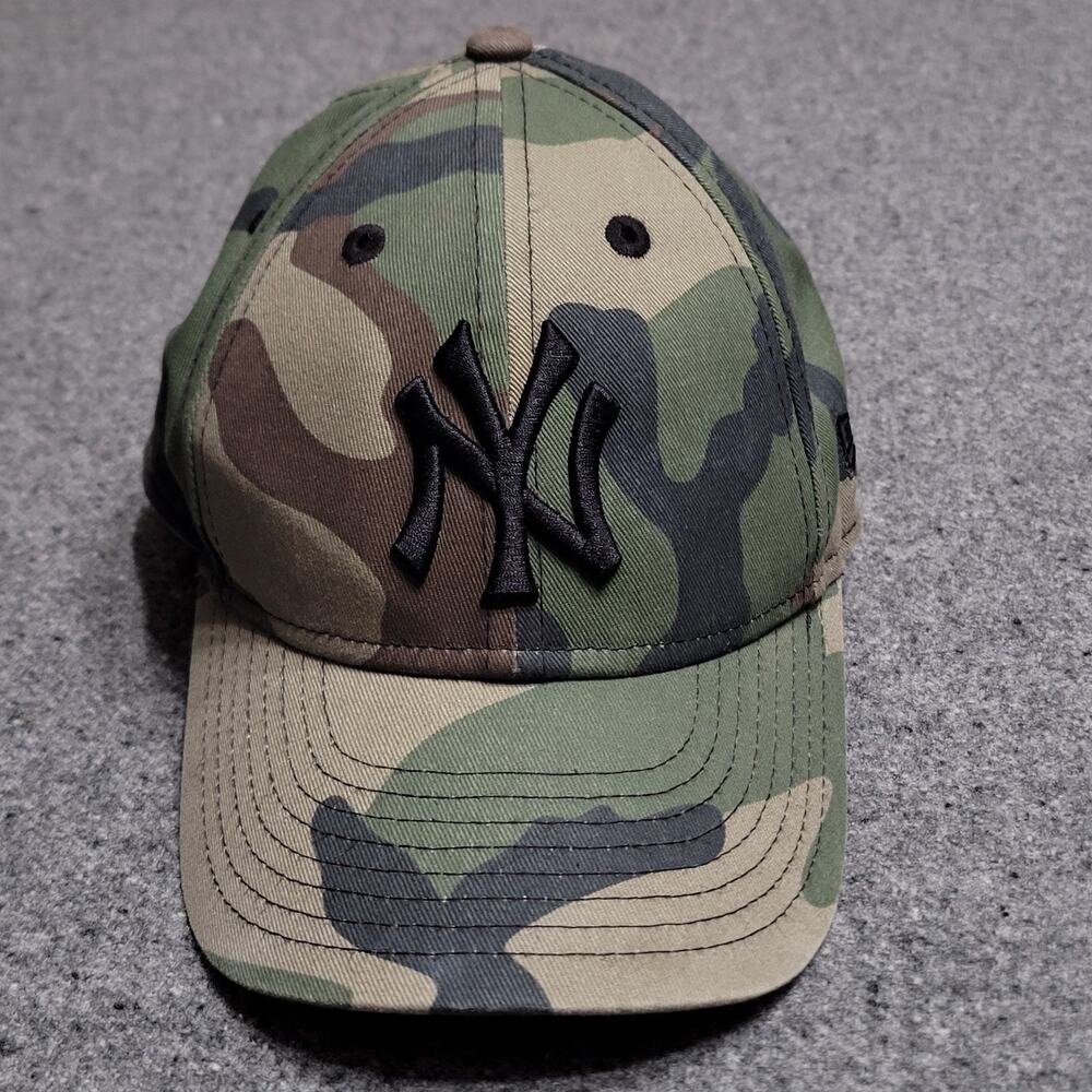 New York Yankees Hat Baseball Cap Kids Camo 9forty Adjustable Strapback Boys